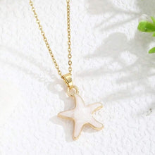 سلسلة نجمة بحر ذهبية بتصميم عصري