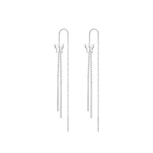 حلق بتصميم فراشه دروب ستانلس