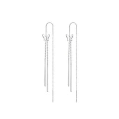 حلق بتصميم فراشه دروب ستانلس