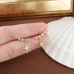 حلق النجوم الذهبية - batcino.com