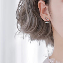 حلق النجوم بفصوص زركون - batcino.com