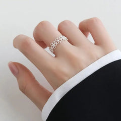 خاتم زهور الياسمين - ستانلس - batcino.com