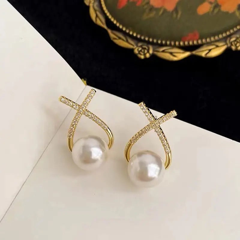 حلق لولي دروب مع فصوص زركون - batcino.com