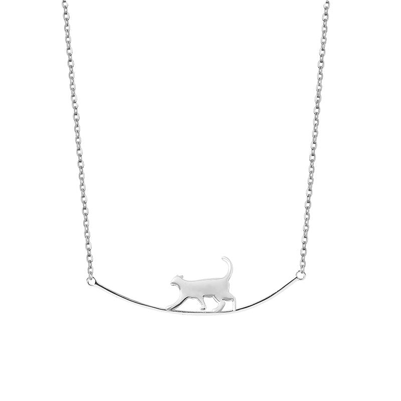 سلسلة قطة بتصميم رقيق