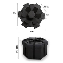 اكسبلوجن بوكس بتصميم ابداعي مع قلب احمر لتقديم الهدايا