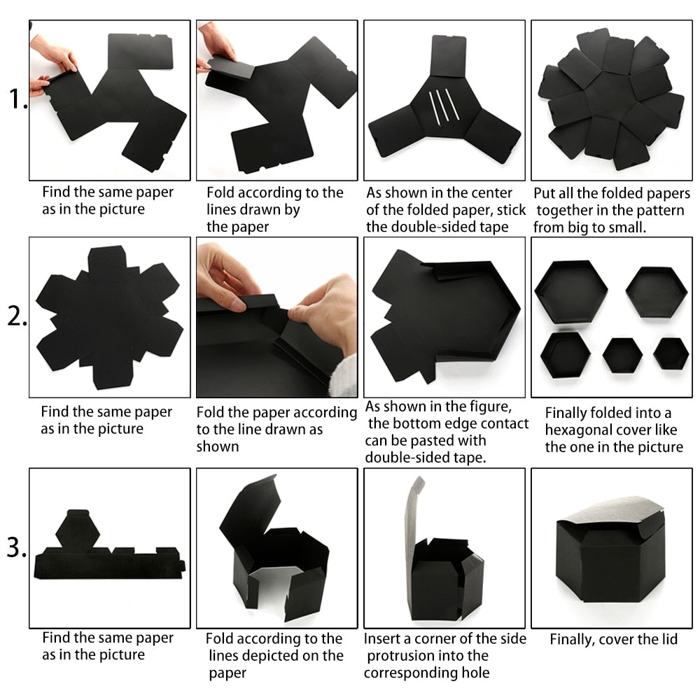 اكسبلوجن بوكس بتصميم ابداعي مع قلب احمر لتقديم الهدايا