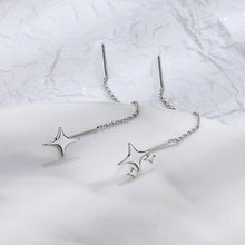 حلق بيرسينج مطلي ستانلس ستيل بتصميم نجوم متدلية