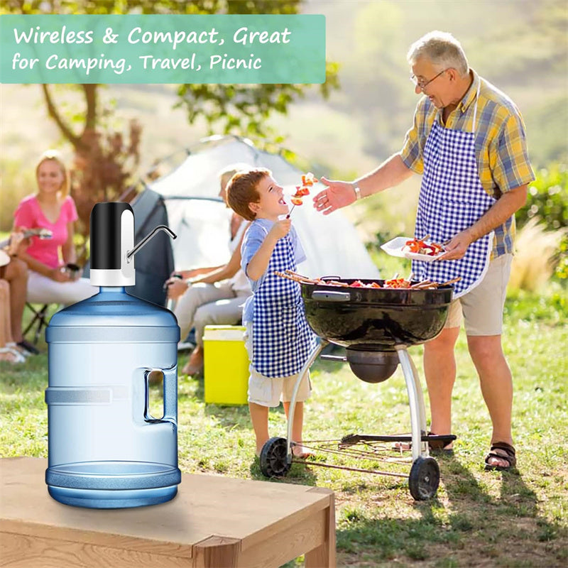 مضخة مياه كهربائية قابلة للشحن ببطارية 1200 ملي امبير محمولة قابلة للشحن يو اس بي