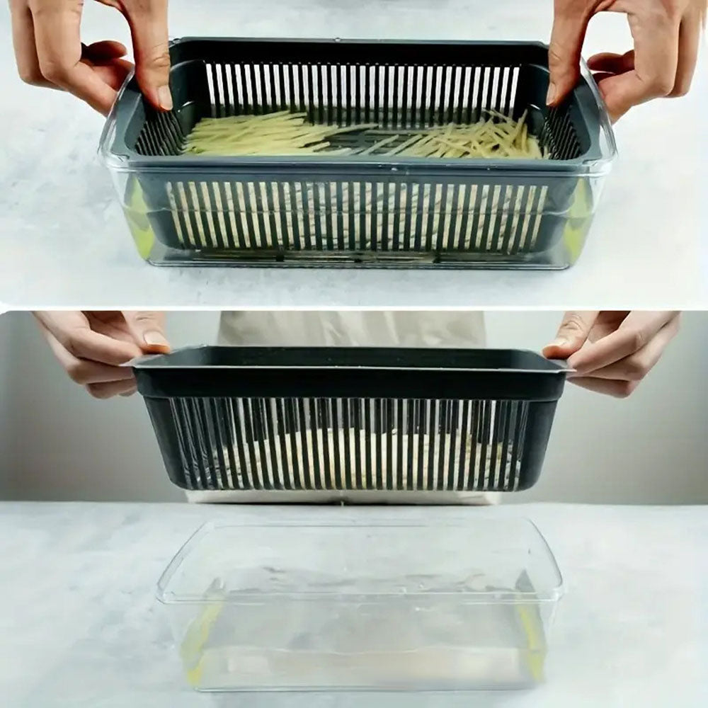 قطاعة خضروات وبصل احترافية متعددة الوظائف ١٤ في ١