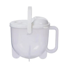 دورق غسيل الارز وعاء بلاستيكي لغسل الارز والخضروات مصفاة بيد للمطبخ