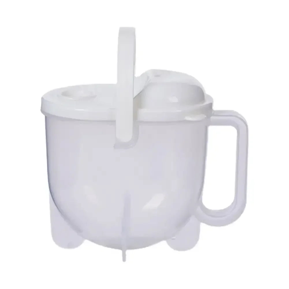 دورق غسيل الارز وعاء بلاستيكي لغسل الارز والخضروات مصفاة بيد للمطبخ