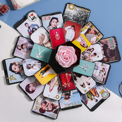 اكسبلوجن بوكس بتصميم ابداعي مع قلب احمر لتقديم الهدايا