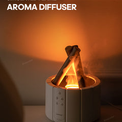 موزع روائح شكل لهب نار التخييم من وموزع زيوت عطرية بريموت تحكم عن بعد