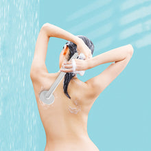 فرشاة استحمام  ناعمة بخزات شاور بمقبض طويل للدش 38 سم