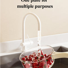 علبة الثلاجة 4 في 1 مزودة بمصفي داخليا لغسل وتجفيف الفواكة وغطاء سمارت يتحةل ليد عند الفتح