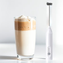 مضرب كهربائي قابل للشحن لتحضير النسكافيةوالبيض لصنع رغوة الحليب بـ 3 سرعات قابلة للتعديل