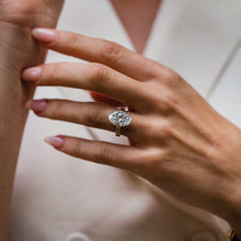 خاتم كلاسيك مع كريستال