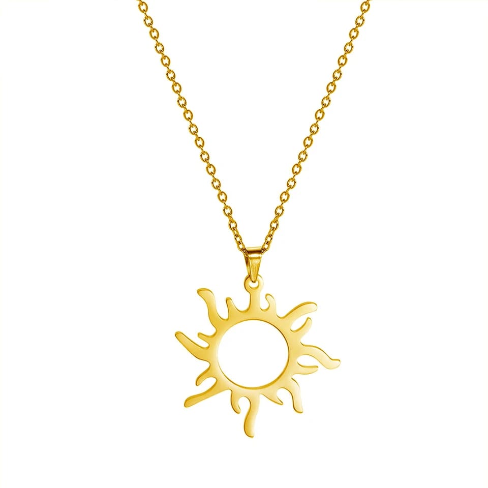 سلسلة ربانزل شروق الشمس - ستانلس 316 + بوكس زهرة عباد الشمس - batcino.com