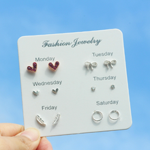 مجموعة متنوعة من 6 حلقان مختلفة