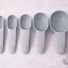 طقم معيار قياس 5 قطع – بلاستيك عالي الجودة مطابق للمواصفات القياسية - جراي