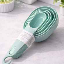 طقم معيار قياس 5 قطع – بلاستيك عالي الجودة مطابق للمواصفات القياسية - اخضر