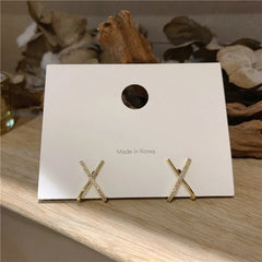 حلق كلاسيك مع فصوص كريستال