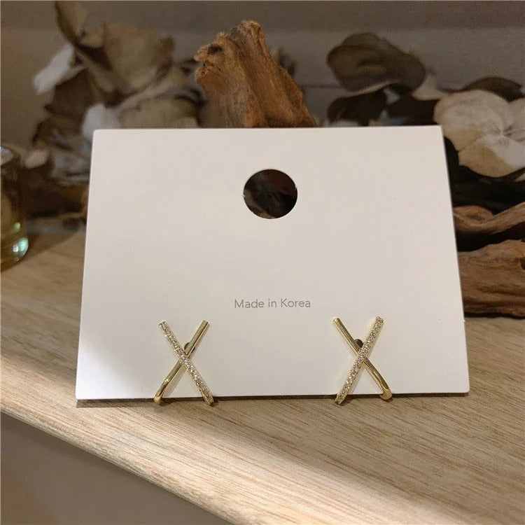 حلق كلاسيك مع فصوص كريستال