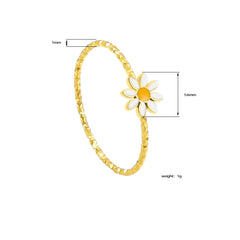 خاتم زهور الياسمين بتصميم رقيق ومميز