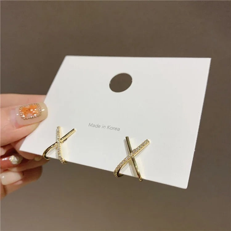 حلق كلاسيك مع فصوص كريستال