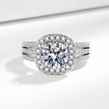 خاتم كلاسيك مع فصوص زركون