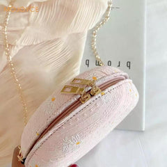 حقيبة نسائية كروس بودي بتصميم الزهور - batcino.com