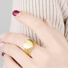 خاتم يتحول انسيال - مطلي ماء ذهب عيار 14 - متوفر مع بوكس كرافت - batcino.com