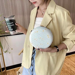 حقيبة نسائية كروس بودي بتصميم الزهور - batcino.com