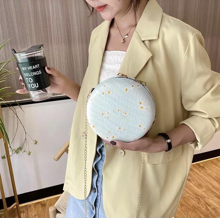 حقيبة نسائية كروس بودي بتصميم الزهور - batcino.com